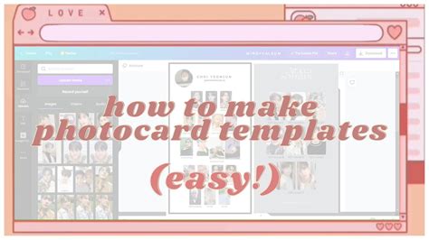 Tips for creating photocard templates