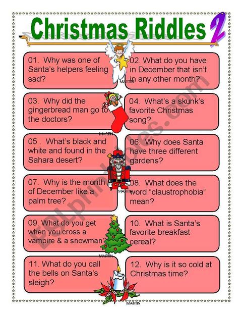 Tips for Solving Christmas Riddles