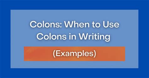 Tips for using colons gallery