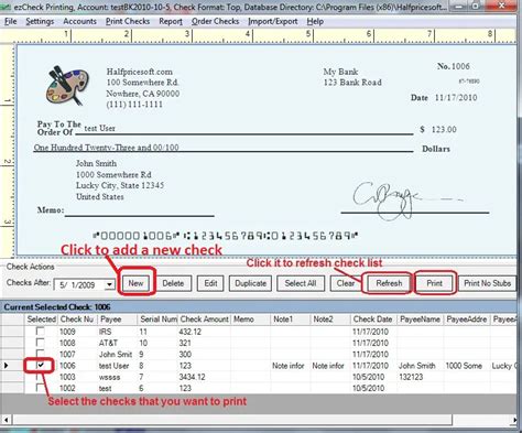 Tips for Using Printable Checks