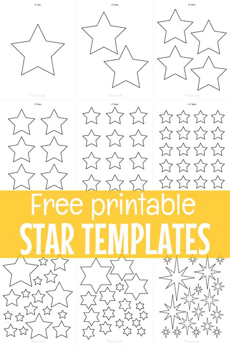 Tips for using printable 5-pointed star templates effectively