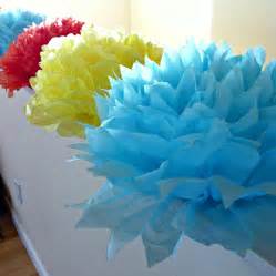 Image of tissue paper flowers