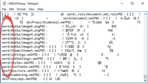 TMP File Formatting