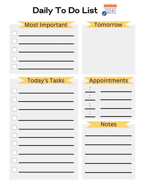 To-Do List Card Template