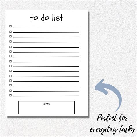 Free To-Do List Printable