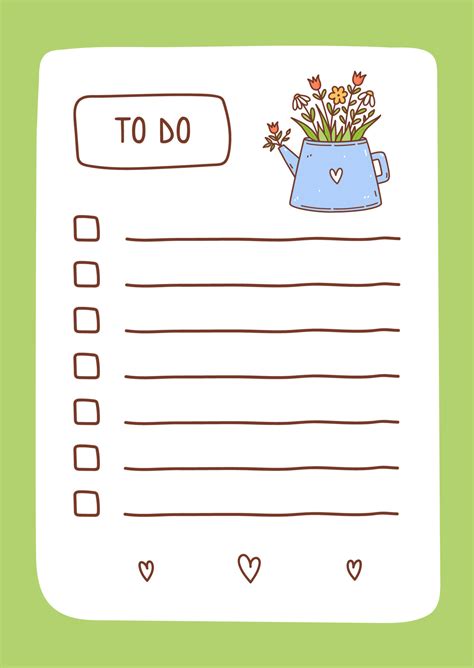 A to-do list template in Word