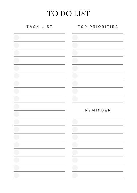 Best practices for using to-do list template