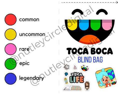 Toca Boca Printable Fun