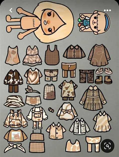 Toca Boca Printable Paper Doll Templates For Halloween