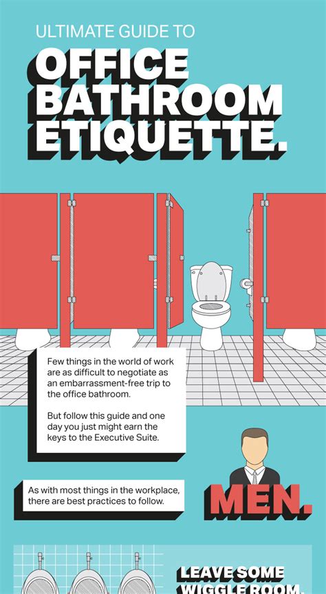 Toilet etiquette infographic for sharing