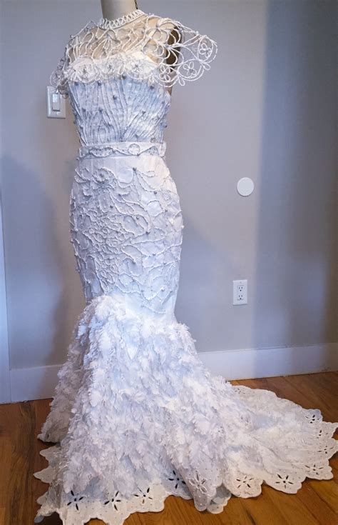 Toilet paper wedding dress game