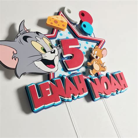 Tom and Jerry Cake Topper Ideas