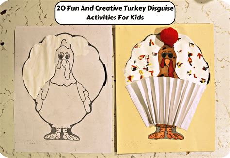 Tom Turkey Disguise Templates for Kids