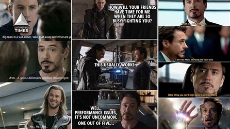 Tony Stark's sassy comebacks