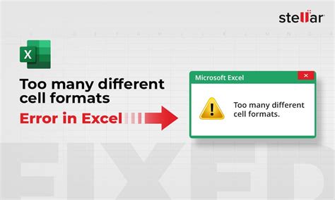 Too Many Different Cell Formats Error