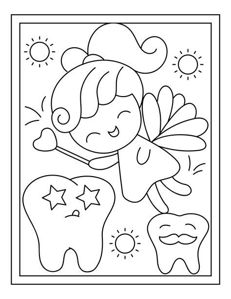 Tooth Fairy Coloring Pages