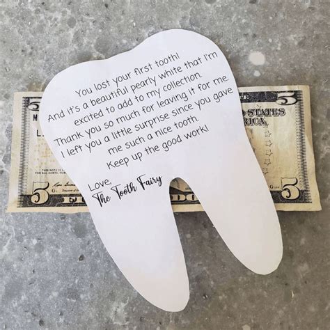 Tooth Fairy Note Inspiration