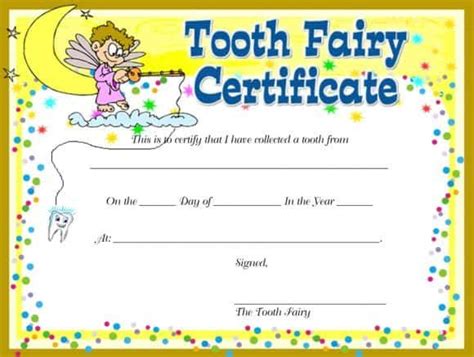 Tooth Fairy Template 10