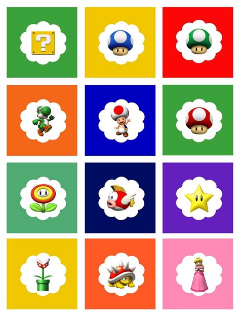 Top 8 Super Mario printables