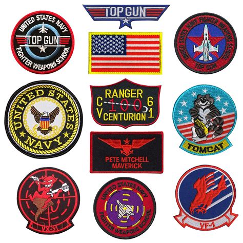 Top Gun Patches Printable Designs