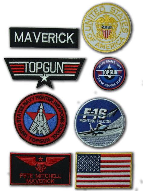 Top Gun Patches Printable Designs