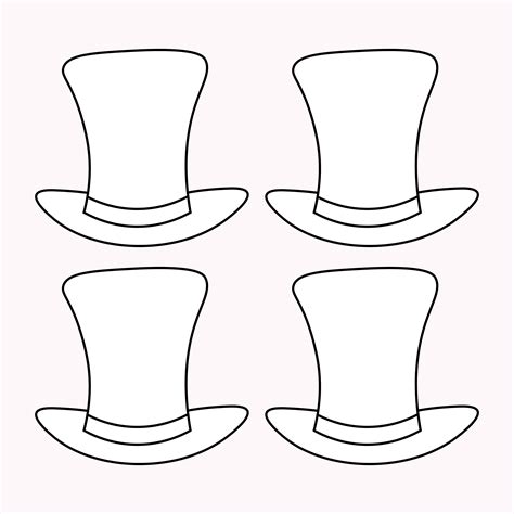 Top Hat Template Art Project