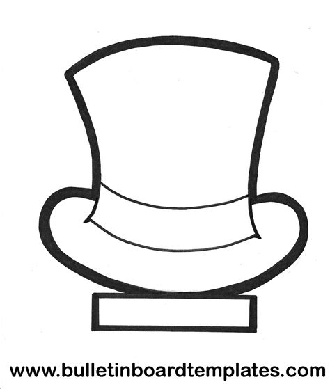 Top Hat Template 8