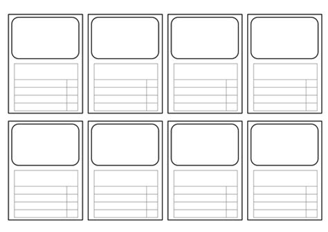 A custom Top Trumps card design template