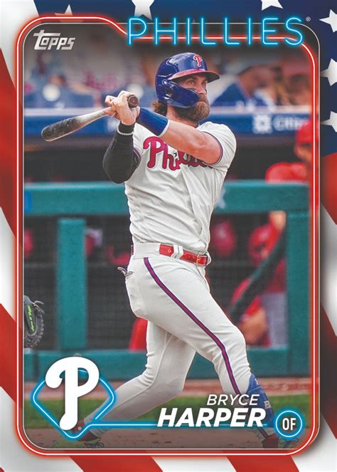 A print-ready Topps baseball card template design