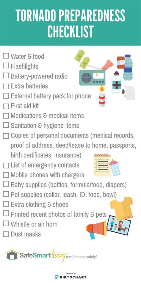 Tornado Safety Checklist