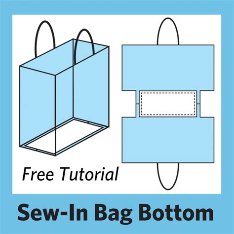 Tote Bag Pattern Template 2