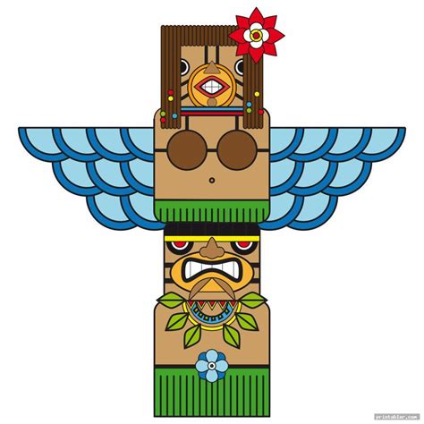 Totem pole cutouts