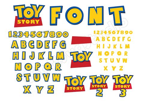 Toy Story Alphabet Letters