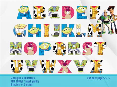 Toy Story Alphabet Printables