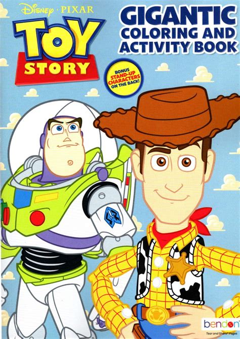 Toy Story coloring book cover