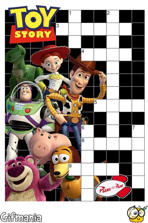 Toy Story Crossword Puzzle