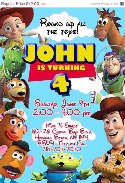 Toy Story Invitation Ideas