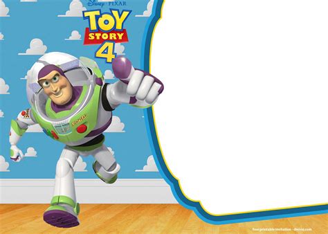 Toy Story Invitation Template 4