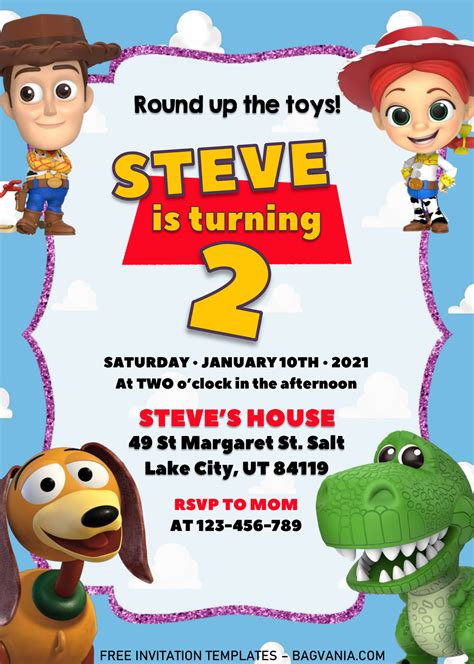 Toy Story Invitation Template 5