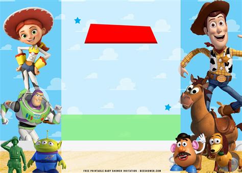 Toy Story Invitations Templates Gallery