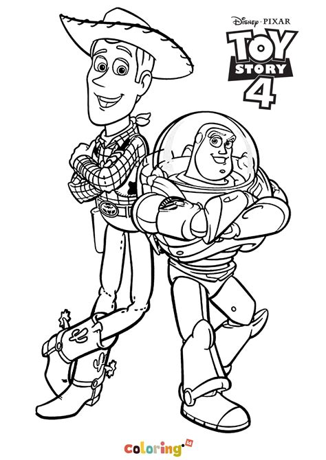 Toy Story printable coloring sheets for kids