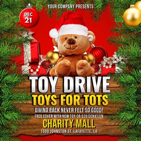 Toys for Tots Flyer Template Design Gallery Example 6