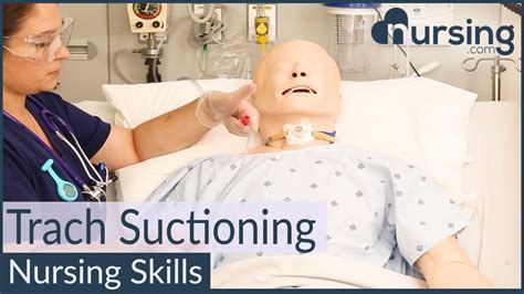 Tracheostomy suctioning nursing skill