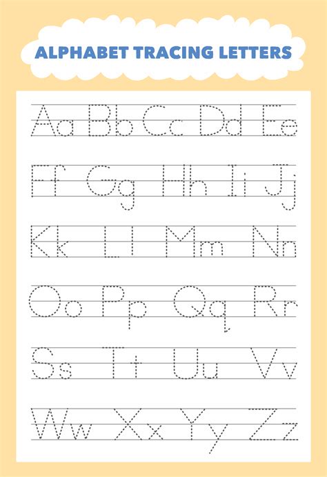 Tracing Letters for Kids