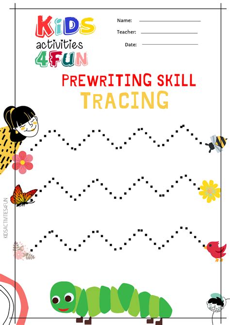 Tracing worksheets for toddlers