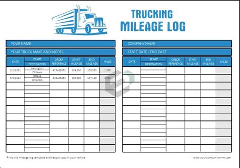 Track and Manage Multiple Trucks and Drivers with Excel Template