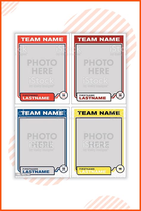 Trading Card Template Designs