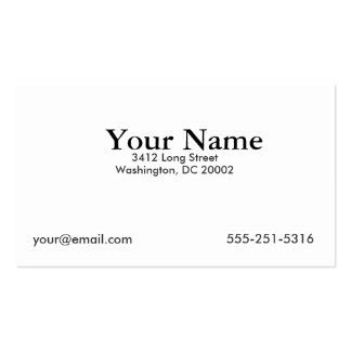 Traditional Business Card Template