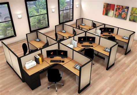 Traditional cubicle layout