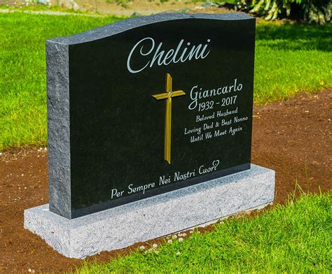 Traditional headstone designs